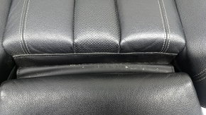 BMW X5 G05 19-22 driver's seat cushion upholstery, black leather, heated, Sport, cleanable