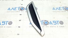 Front right fender vent trim for BMW X5 G05 19-23, chrome, X-Line, sand, broken mount