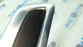Front right fender vent trim for BMW X5 G05 19-23, chrome, X-Line, sand, broken mount