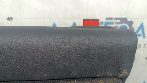 Rear seat backrest, 2nd row, right, BMW X5 G05 19-22, for 2 rows, black SCHWARZ leather, heated, scratches, dents