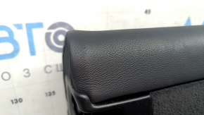 Rear seat backrest, 2nd row, center, BMW X5 G05 19-22, black leather, scratches