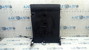 Rear seat backrest, 2nd row, left, BMW X5 G05 19-22, for 2 rows, black SCHWARZ leather, heated, with belt, needs cleaning, dents