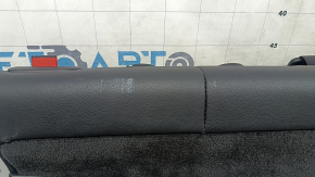 Rear seat backrest, 2nd row, left, BMW X5 G05 19-22, for 2 rows, black SCHWARZ leather, heated, with belt, needs cleaning, dents