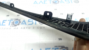 Upper left side center console trim for BMW X5 G05 19-22, black leather, needs cleaning, dented