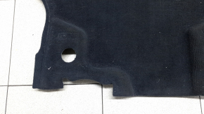 Rear floor covering for BMW X5 G05 19-23, black, dry-cleanable