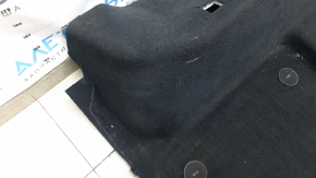 Rear floor covering for BMW X5 G05 19-23, black, dry-cleanable