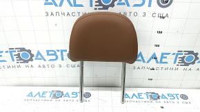 Rear left headrest, 2nd row, Audi Q8 19-26, brown leather