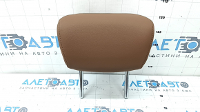 Rear center headrest, 2nd row, Audi Q8 19-26, brown leather