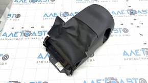 Audi Q8 19-26 black steering column trim, 2-piece