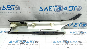 Audi Q8 19-22 black front pillar trim, upper right, under the speaker