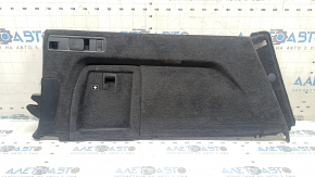 Rear left arch trim complete BMW X5 G05 19-23 black, one-piece, with cover, with seat folding handle, with lock cover, scratches