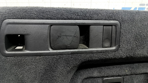 Rear left arch trim complete BMW X5 G05 19-23 black, one-piece, with cover, with seat folding handle, with lock cover, scratches