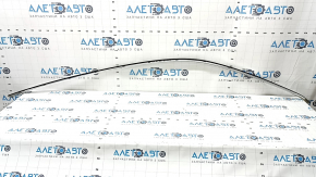 Left side roof molding for Audi Q8 19-26, chrome, in black film