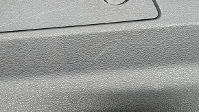 The lower trim of the Audi Q8 19-26 black trunk door without a curtain on the glass, scratches