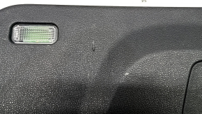 The lower trim of the Audi Q8 19-26 black trunk door without a curtain on the glass, scratches