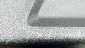 The lower trim of the Audi Q8 19-26 black trunk door without a curtain on the glass, scratches