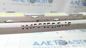 Bare front bumper for Audi Q8 19-23 with Park Assist, without plug, white, pressed, cracks, scratches, broken fasteners