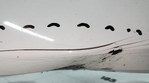Bare front bumper for Audi Q8 19-23 with Park Assist, without plug, white, pressed, cracks, scratches, broken fasteners
