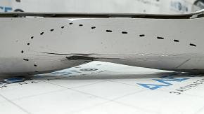 Bare front bumper for Audi Q8 19-23 with Park Assist, without plug, white, pressed, cracks, scratches, broken fasteners