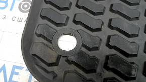 Set of 2 front floor mats for Audi Q8 19-26, black rubber
