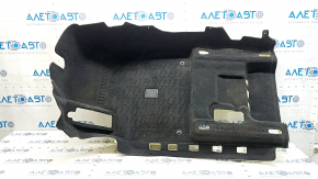 Front left floor covering for Audi Q8 19-26, black, for cleaning