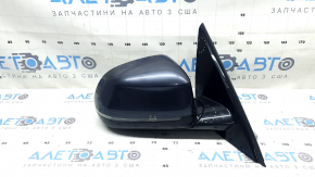 Right side mirror BMW X5 G05 19-23, 5 pins, turn signal, heating, memory, BSM, graphite, scratches, sand