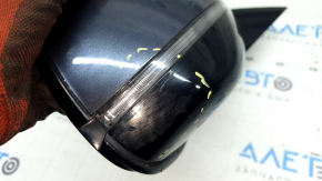 Right side mirror BMW X5 G05 19-23, 5 pins, turn signal, heating, memory, BSM, graphite, scratches, sand
