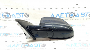Left side mirror for BMW X5 G05 19-23, 5 pins, turn signal, heated, memory, auto-dimming, BSM, graphite