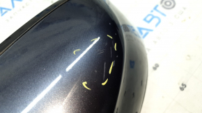 Left side mirror for BMW X5 G05 19-23, 5 pins, turn signal, heated, memory, auto-dimming, BSM, graphite