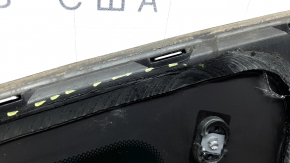 Rear left window with blind glass for BMW X5 G05 19-26 with chrome molding, tinted glass, bumps on the chrome molding, damaged seal
