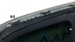 Rear left window with blind glass for BMW X5 G05 19-26 with chrome molding, tinted glass, bumps on the chrome molding, damaged seal