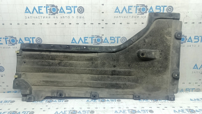 Front left underbody protection for BMW X5 G05 19-23, broken