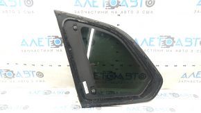 Rear right window with fixed glass for BMW X5 G05 19-26 with chrome molding, tinted, torn seal