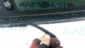 Rear right window with fixed glass for BMW X5 G05 19-26 with chrome molding, tinted, torn seal