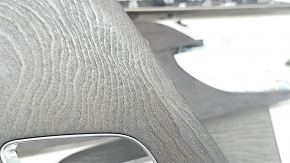Left lower front panel trim for Audi Q8 19-26, gray-brown wood, with backlight, scratched