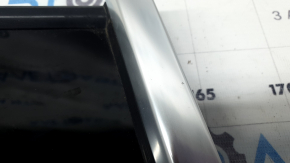 Rear right window with fixed glass for BMW X5 G05 19-26 with chrome molding, tinted, torn seal