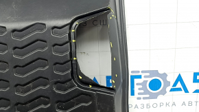 Black trunk mat (rubber) for Audi Q8 19-26, cutouts for hooks, scratches