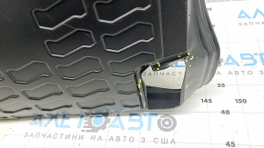 Black trunk mat (rubber) for Audi Q8 19-26, cutouts for hooks, scratches