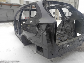 Quarter wing rear left BMW X5 G05 19-26 on the body, black, bumpers