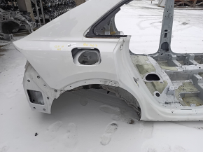 Audi Q8 19-26 rear right quarter wing on the body, white