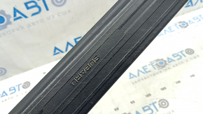 Subaru Forester 19-24 SK front left door sill trim, black, worn