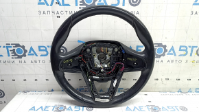 BMW X5 G05 19-26 black leather steering wheel with heating, under the petals, Sport, scratches, worn