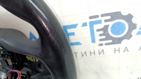 BMW X5 G05 19-26 black leather steering wheel with heating, under the petals, Sport, scratches, worn