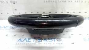 BMW X5 G05 19-26 black leather steering wheel with heating, under the petals, Sport, scratches, worn