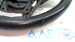 BMW X5 G05 19-26 black leather steering wheel with heating, under the petals, Sport, scratches, worn