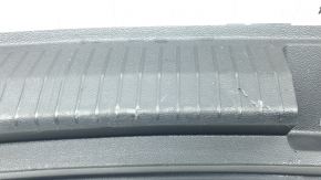 VW Tiguan 18-24 trunk opening trim, black, broken mount, scuffed, scratches