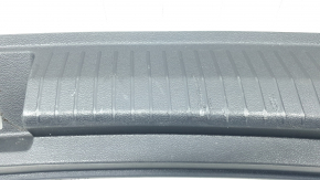 VW Tiguan 18-24 trunk opening trim, black, broken mount, scuffed, scratches