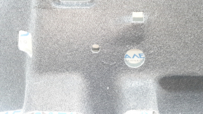 Right arch trim for a VW Tiguan 18-24, black, for 2 rows, missing organizer cover, scratches, broken fasteners