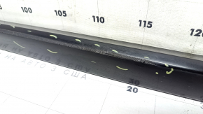 Left door sill molding for Audi A4 B9 17-19 S-Line, 195 cm, black, worn, scratches