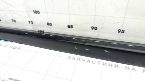 Left door sill molding for Audi A4 B9 17-19 S-Line, 195 cm, black, worn, scratches